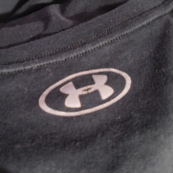 UNDER ARMOR TAGLESS HEATGEAR XL MEN'S BLACK T-SHIRT LOOSE FIT - Picture 1 of 3
